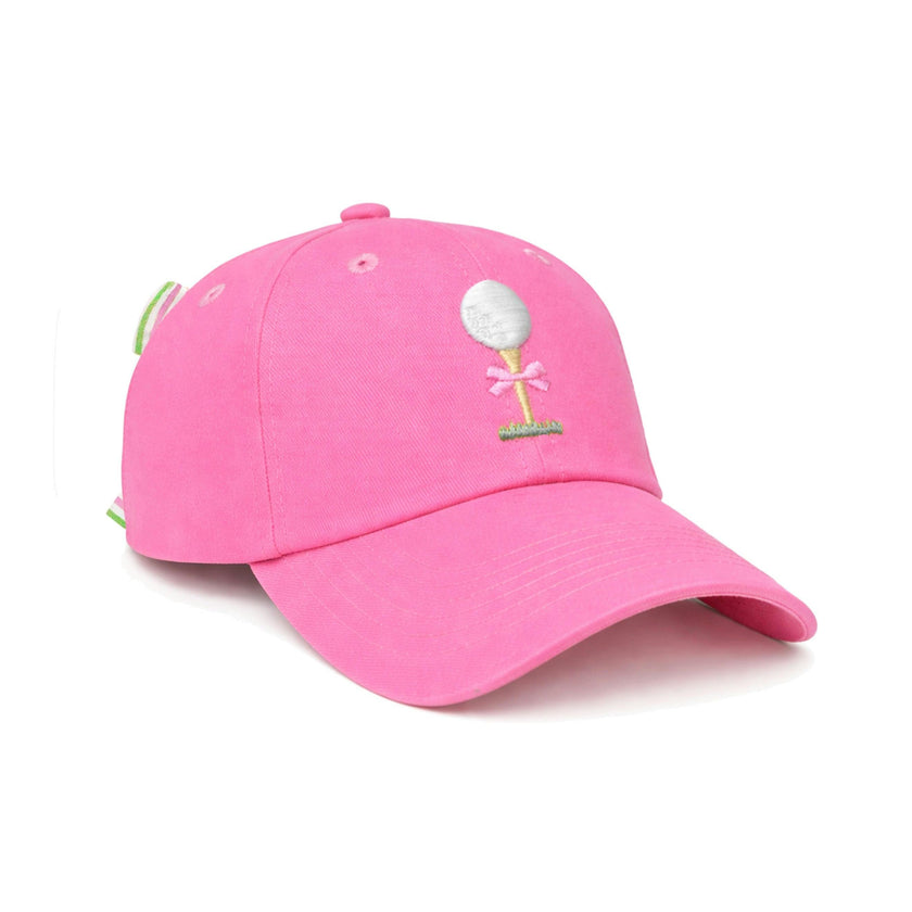 Tee Time Bow Baseball Hat