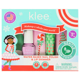 Elves' Play - Kids' Holiday Nail Polish and Lip Shimmer Set