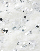 Chrissy Feather Sequin Mini Skirt