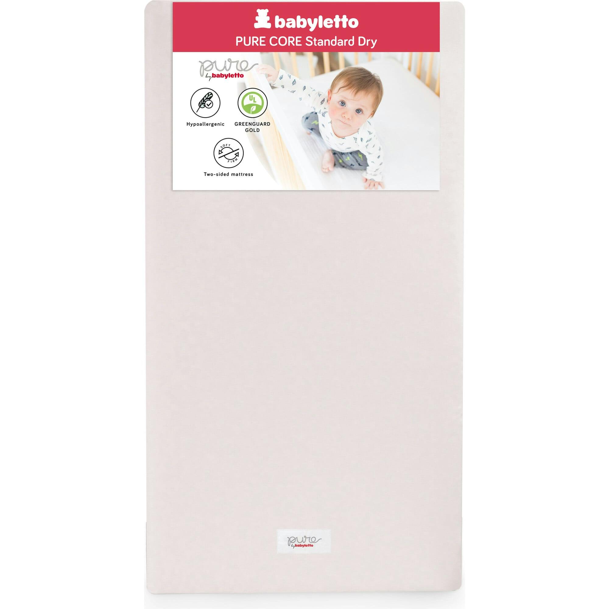Pure Core Non-Toxic Crib Mattress | w/Dry Waterproof Cover
