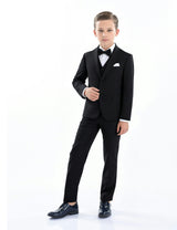 Black Peak Lapel Tuxedo Set