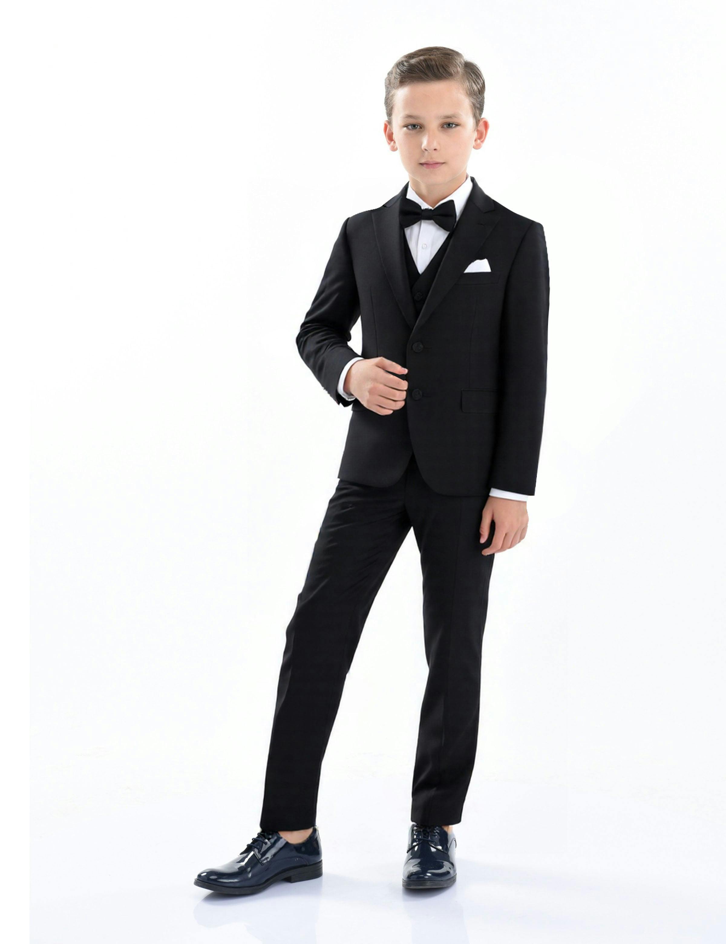 Black Peak Lapel Tuxedo Set