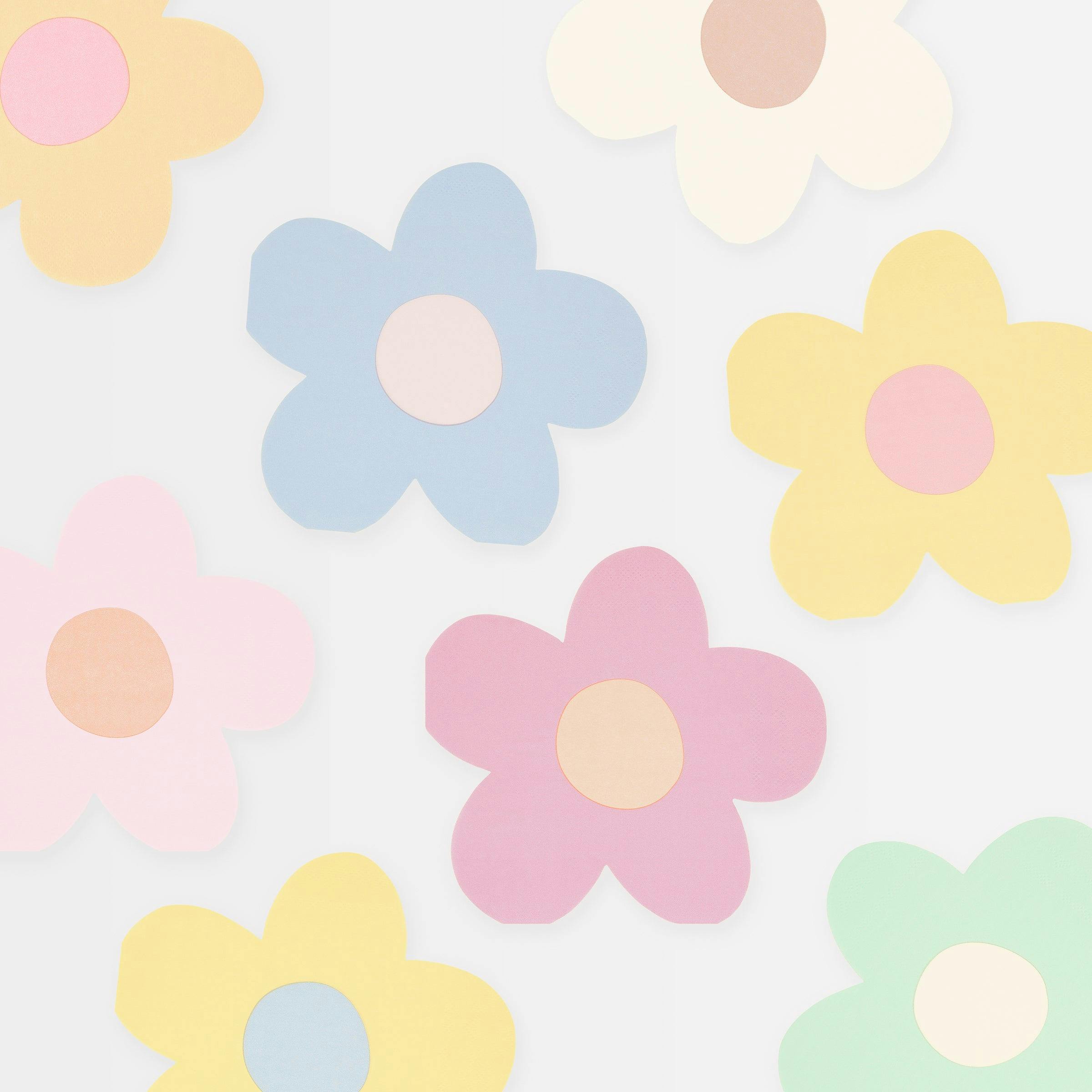 Daisy Shaped Napkins