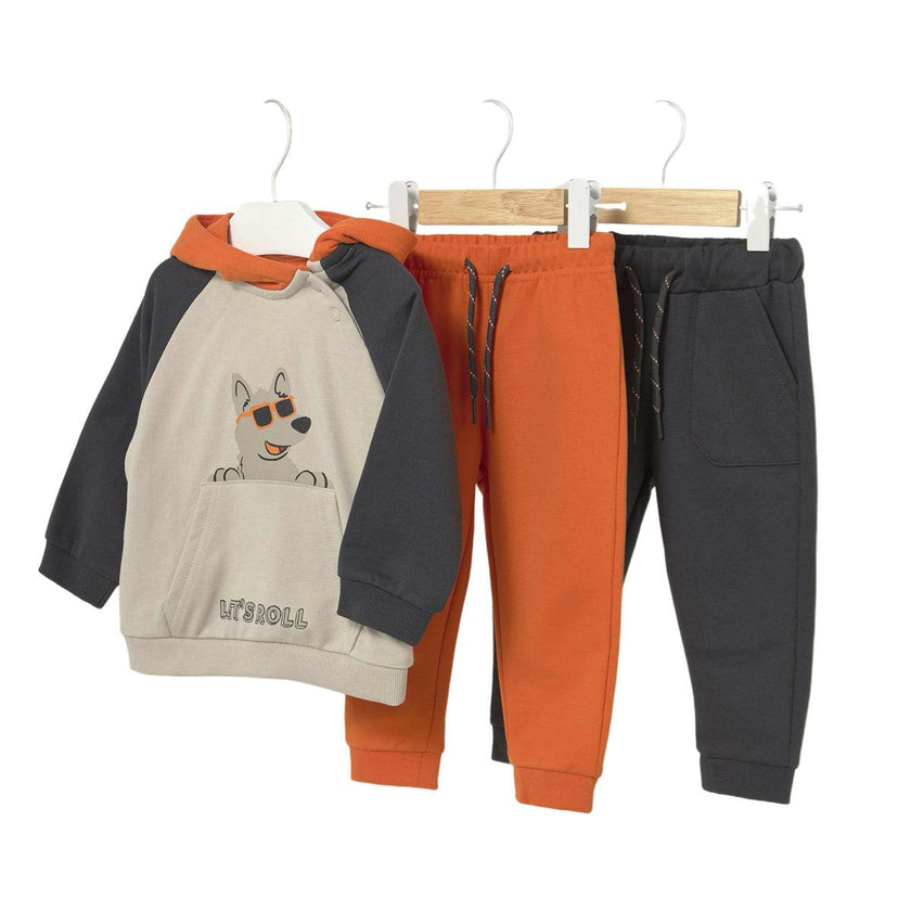 Baby Tracksuit with 2 Pants