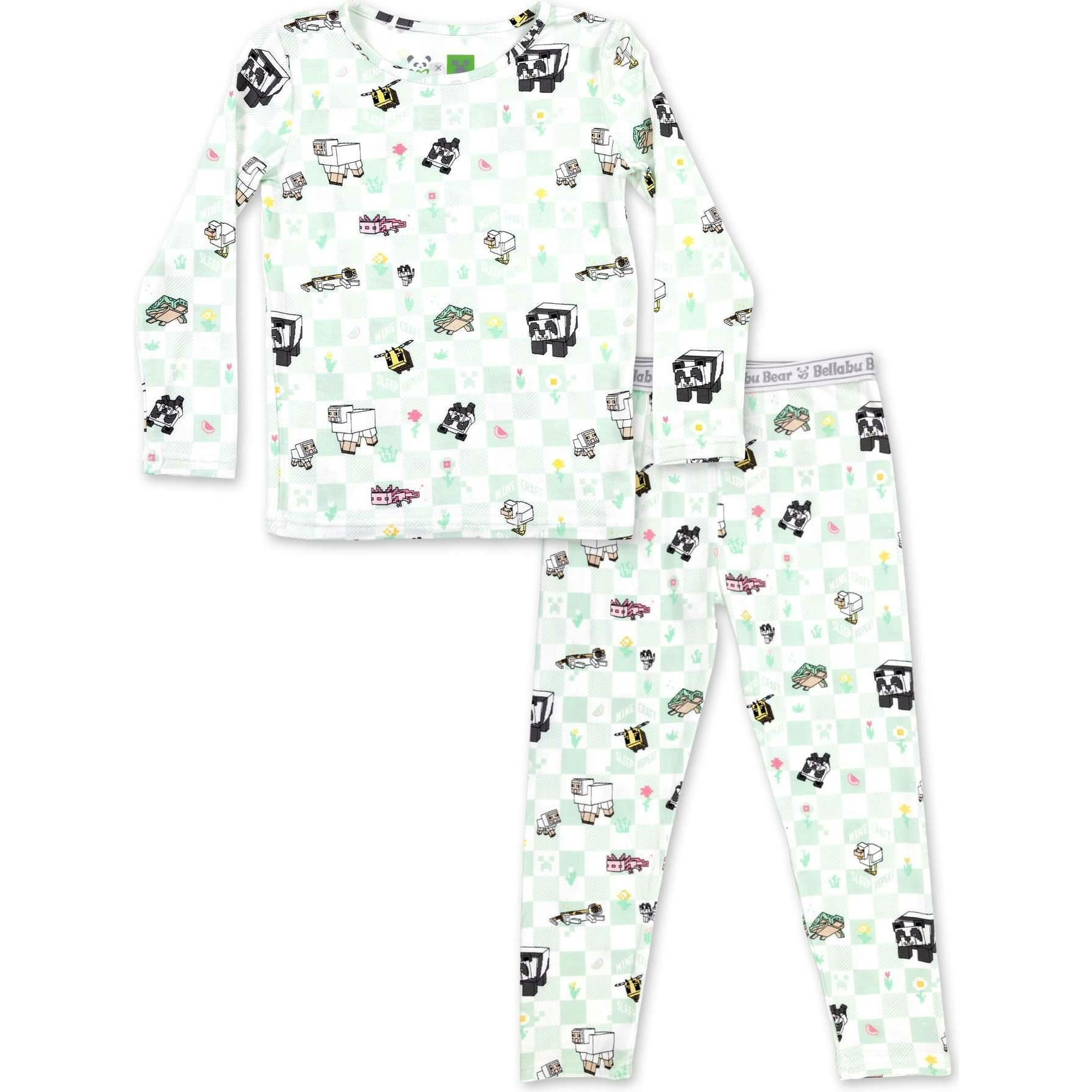 Minecraft Sleep Repeat Kids Pajamas
