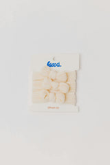 BOW SLICK BACK PONYTAILS (PACK OF 3)