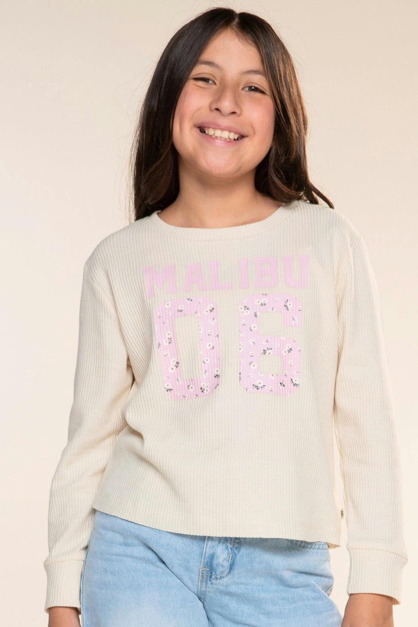Waffle Long Sleeve Easy Tee