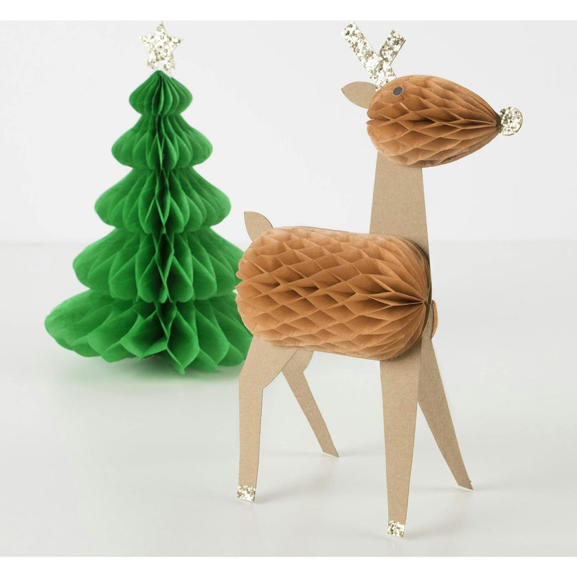 Honeycomb Christmas Characters