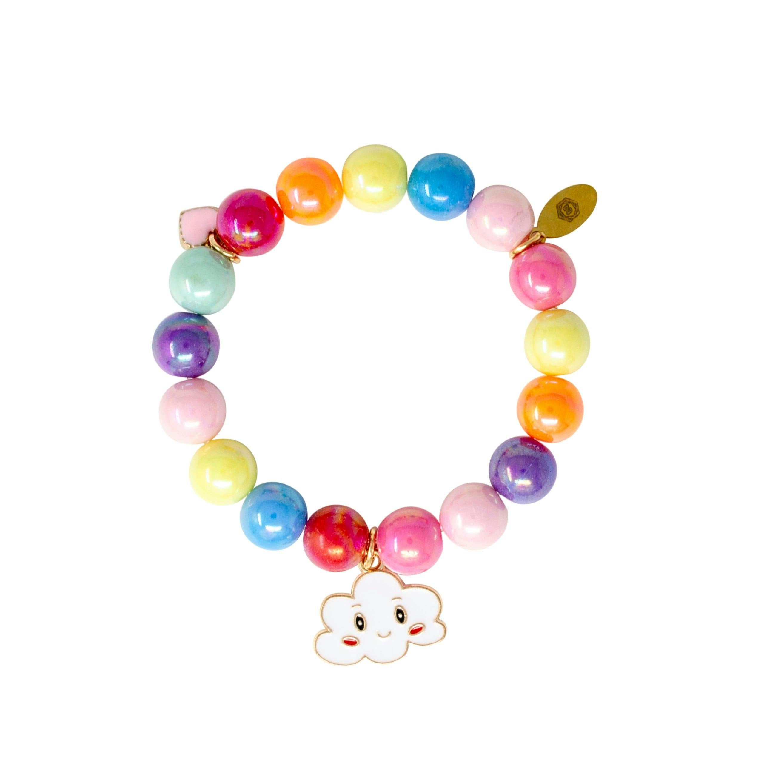 Bright Gum Ball Bracelet Set