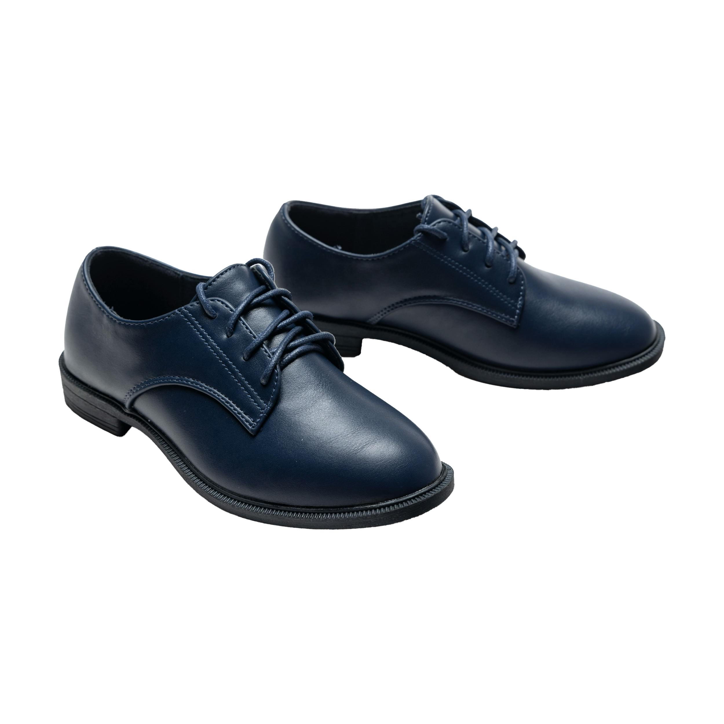 Navy Derby Dress Shoes