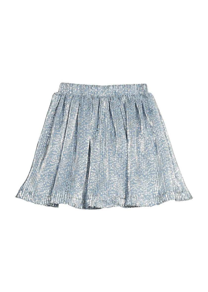 Circle Skort - Blue Crinkle Stars