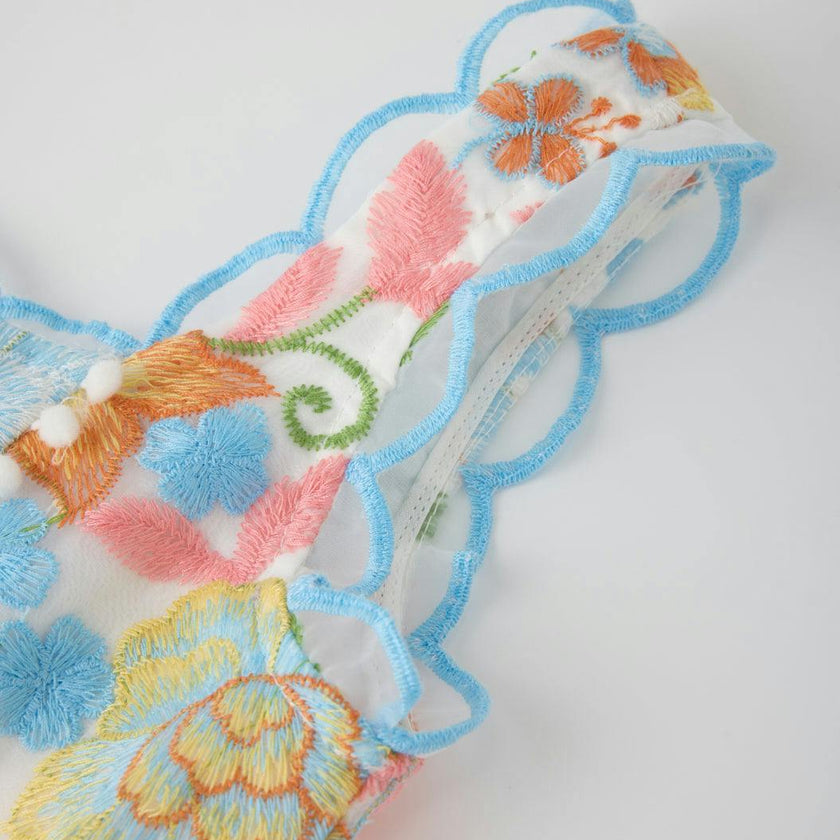 Bianca Embroidered Mini Dress