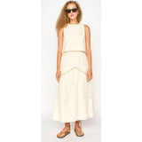 Brighton Skirt in Lime Jamdani