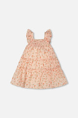 Multi-Tiered Dress With Smocking