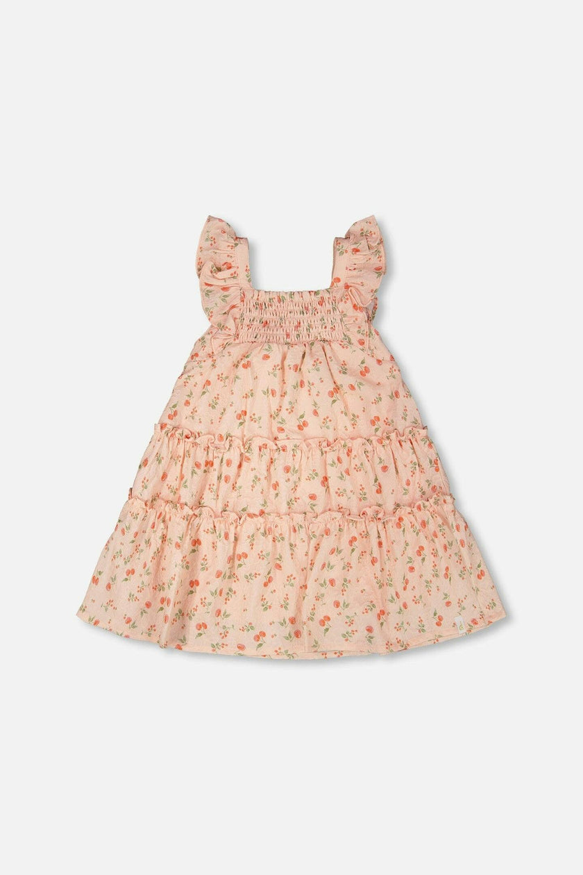 Multi-Tiered Dress With Smocking