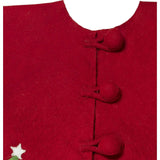 Handmade Christmas Tree Skirt Felt - Trees Red - 60" Arcadia Home