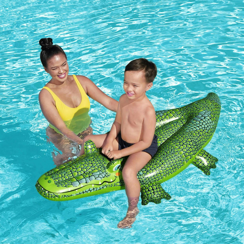 60" x 28" Buddy Croc Ride-On - Inflatable Water Float