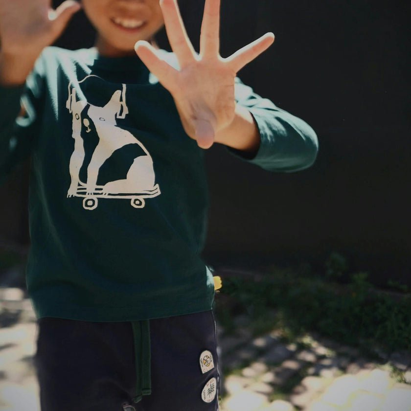 Recycled Cotton Patch Kid Jogger