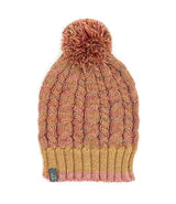 Kids Braided Pom Pom Beanie