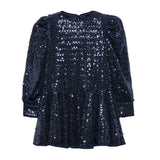 Navy Fabric Dress