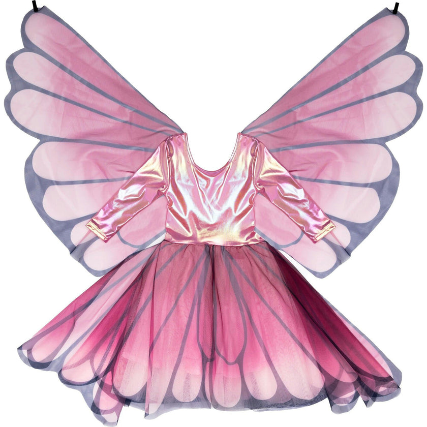 Butterfly Twirl Dress with Wings