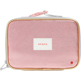 Rodgers Lunch Box, Metallic Pink/Silver