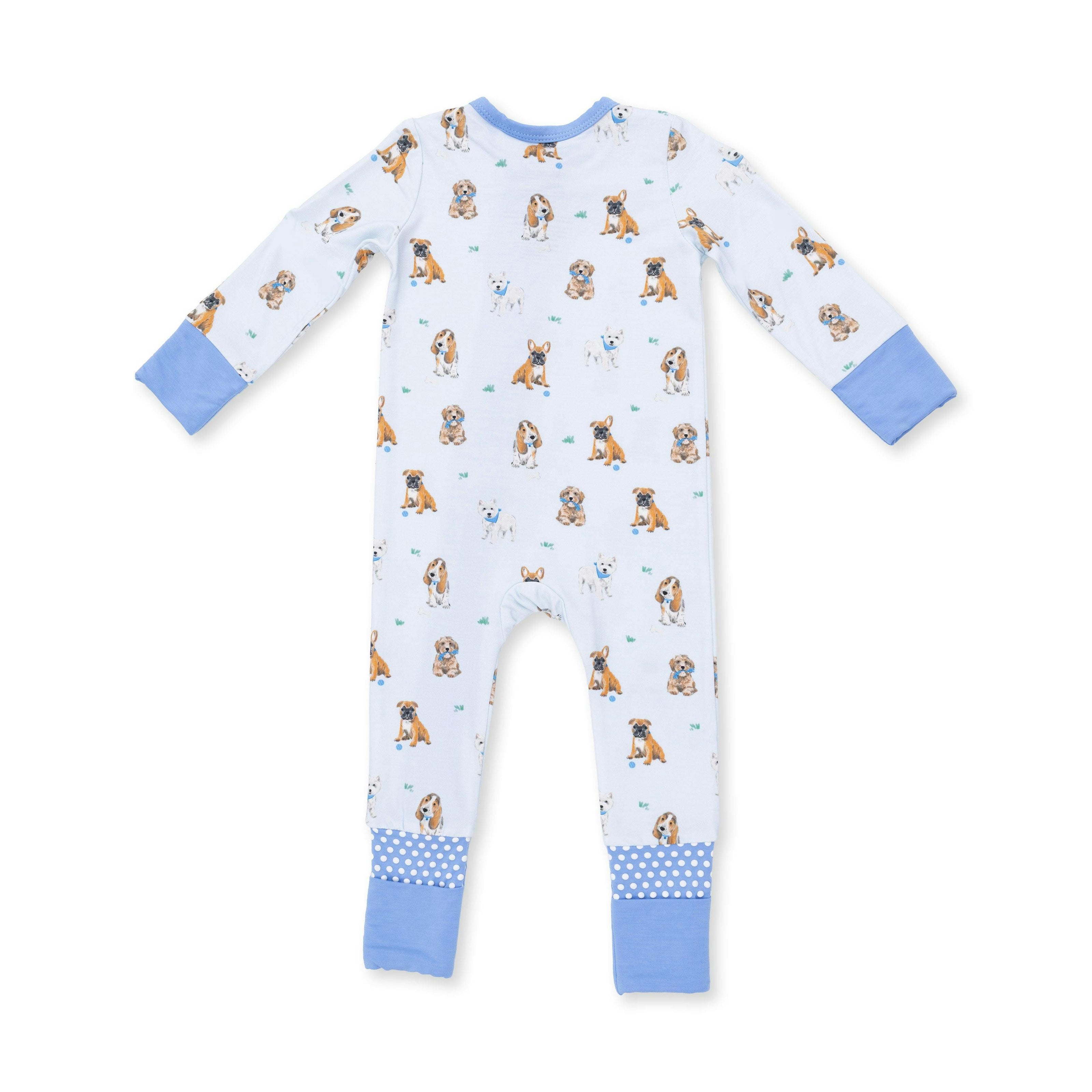 Bestie Dogs Blue - Convertible Romper