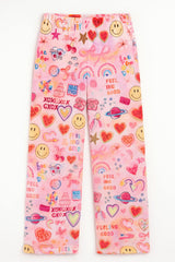 Plush Happy Collage Pant