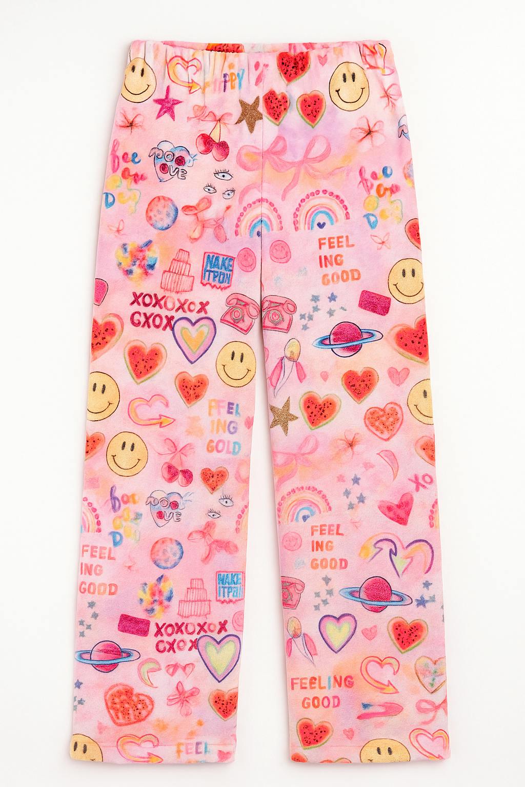 Plush Happy Collage Pant