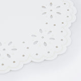 Broderie Anglaise Lace White Large Napkins