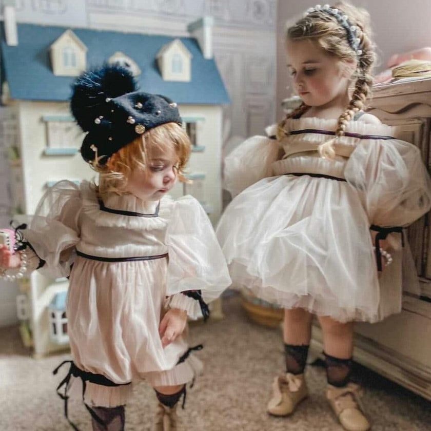 Coco-Caramel Tulle Dress