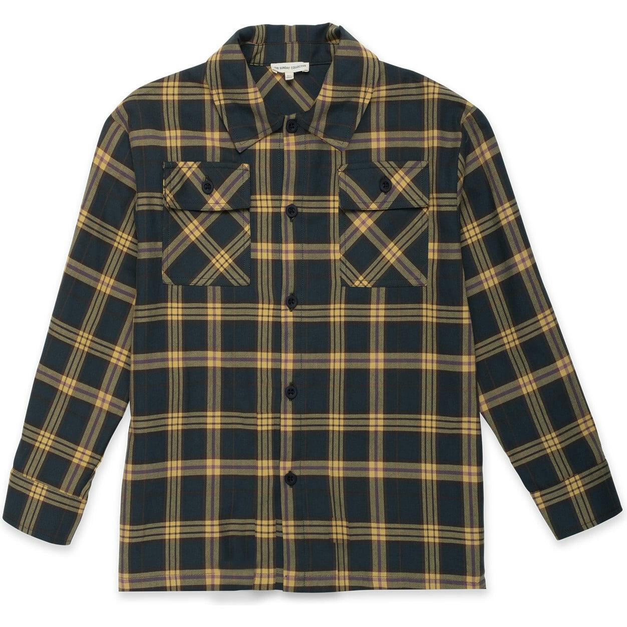 Flannel Overshirt in Tempo Plaid