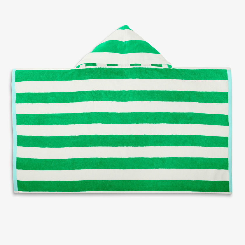 Kids stripe hoodie towel