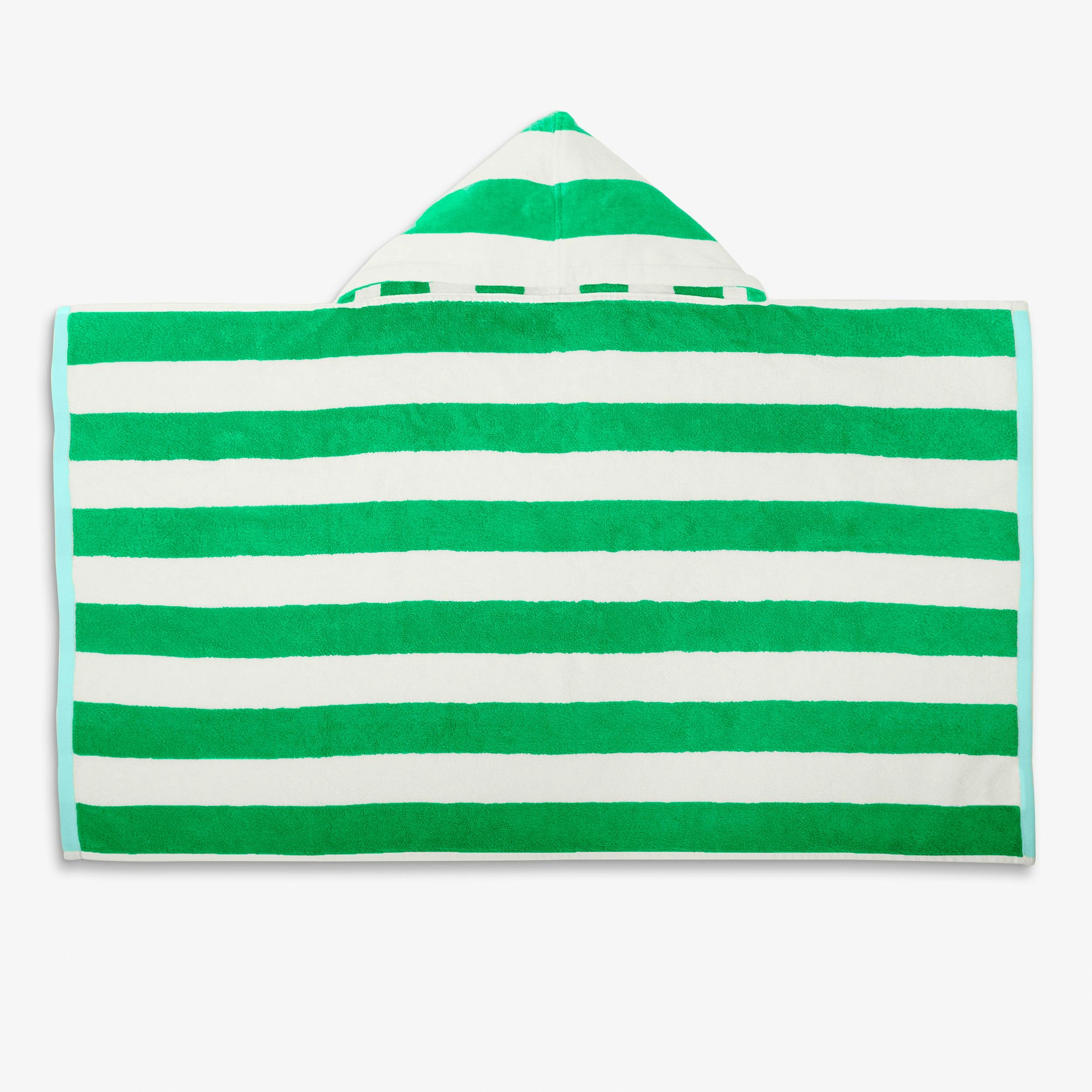 Kids stripe hoodie towel
