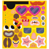 Silicone Sticker Book: Silly Faces