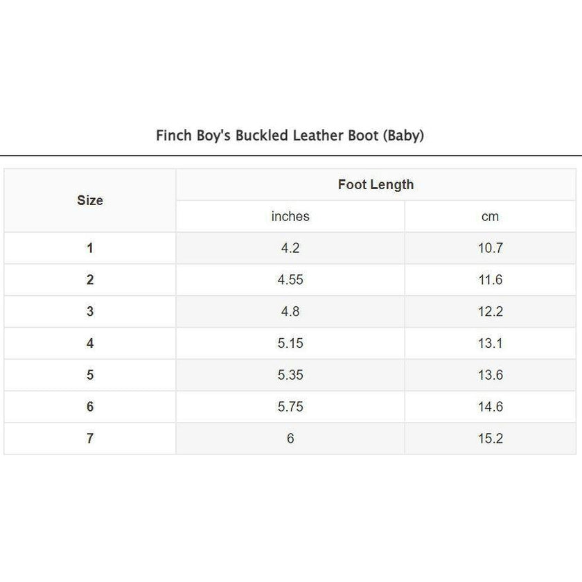 Finch Boy's Buckled Leather Boot (Baby)