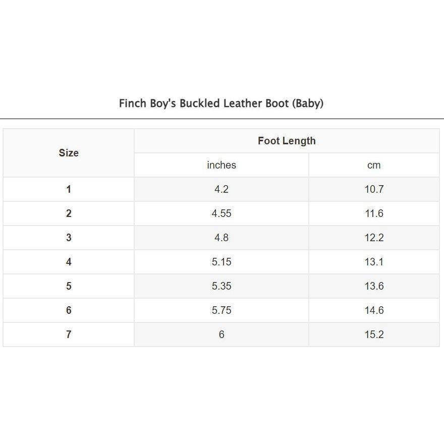 Finch Boy's Buckled Leather Boot (Baby)