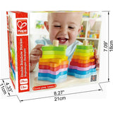 Hape: Double Rainbow Stacker&nbsp;- Wooden Ring Set Toy