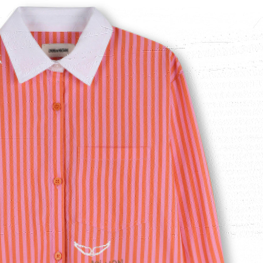 ZADIG & VOLTAIRE Wild at Heart Dress - Pink Orange