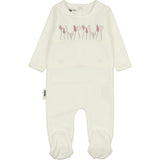 Boys Winter Garden Embroidered Long Sleeve Long Sleeve Footie