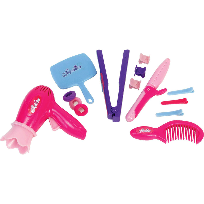Sophia's 34 pcs Hair Salon Playset with Realistic Accessories for 18" Dolls