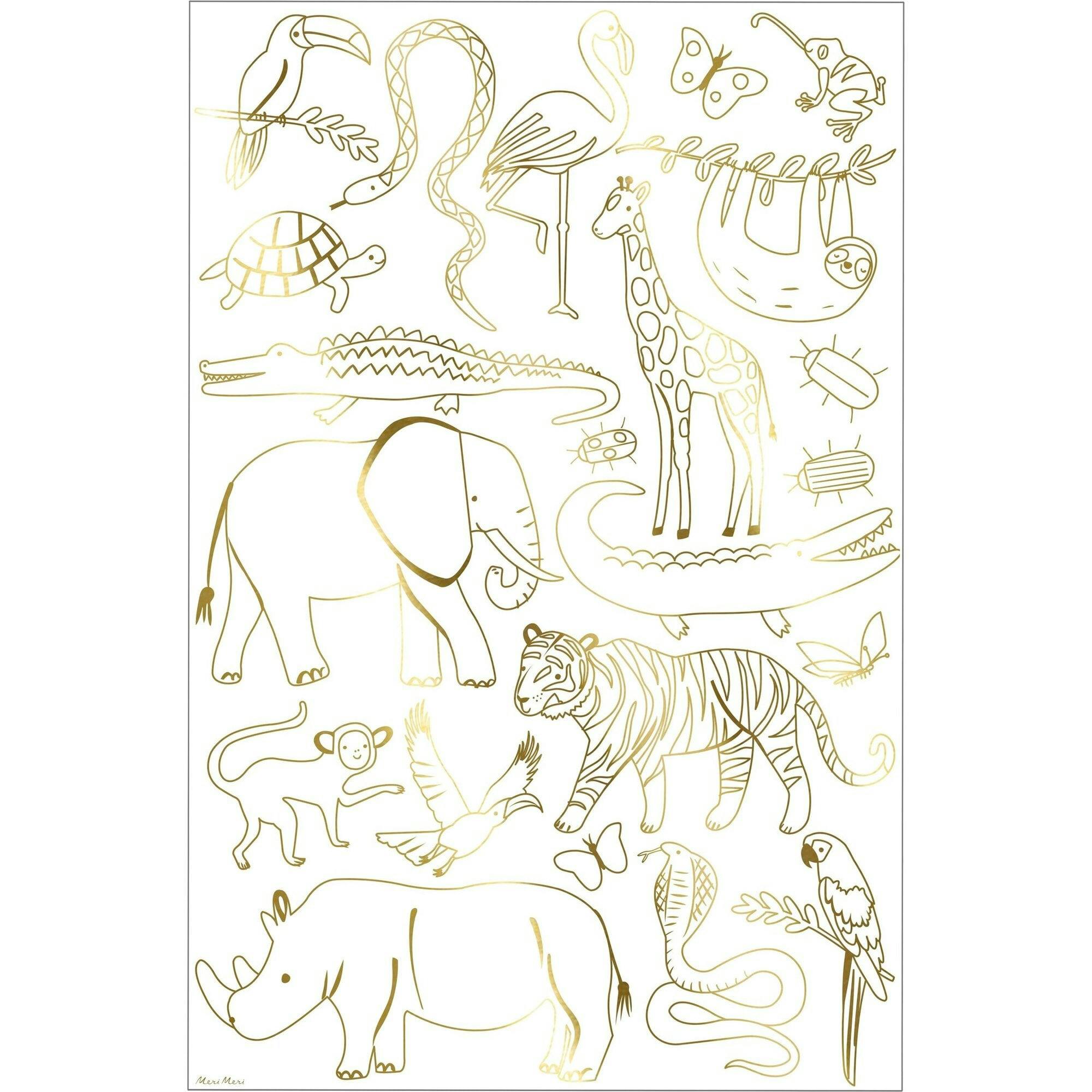 Jungle Coloring Posters