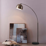 Arquer Arc 68.1" Metal Floor Lamp with Bell Shade