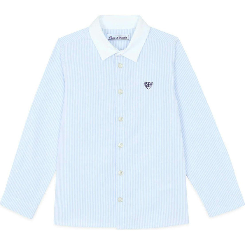 TARTINE ET CHOCOLAT BOY SHIRT - LIGHT BLUE
