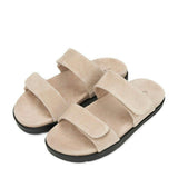 Rafa Double Velcro Strap Slides Slip Ons