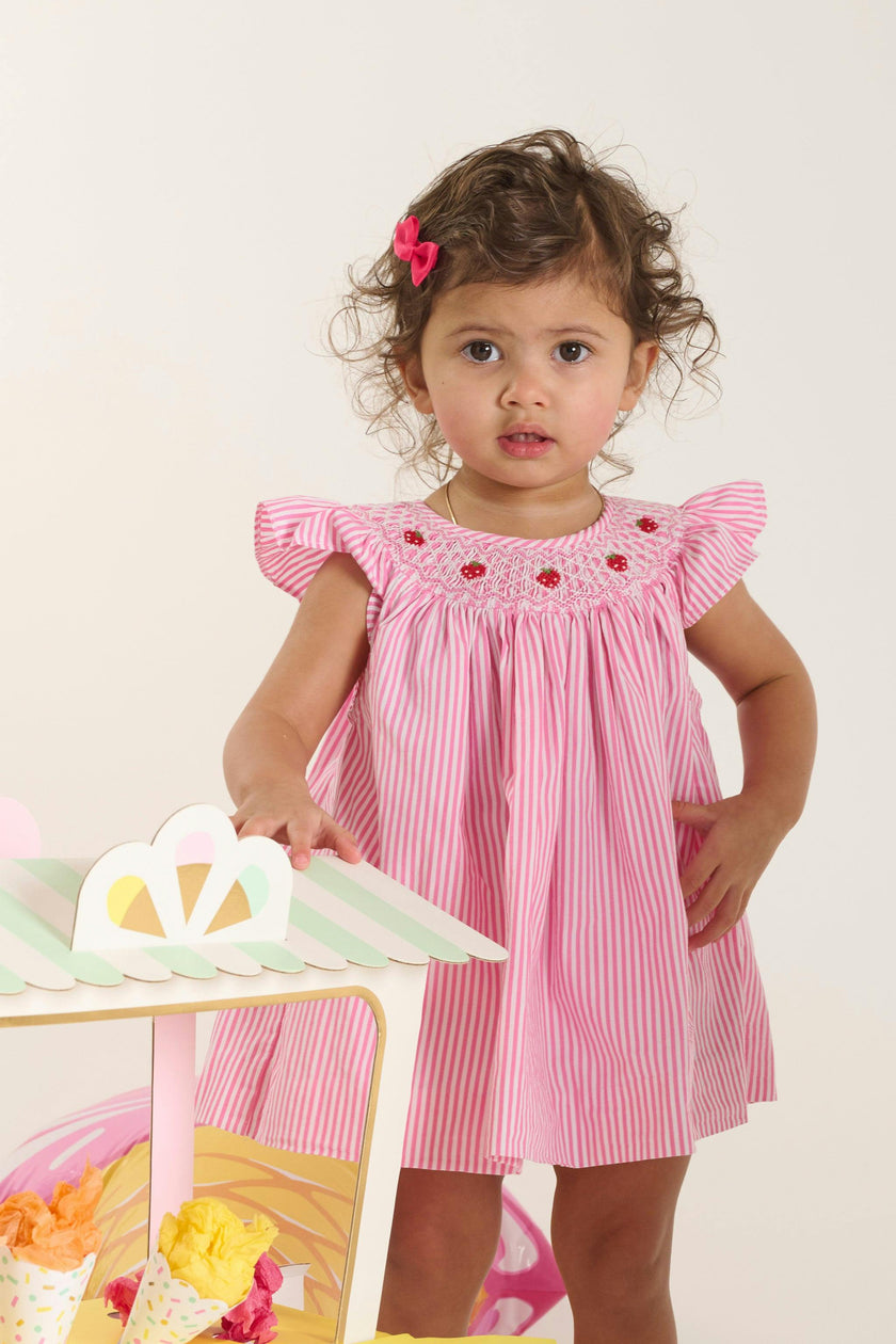 Hand-Smocked Baby Dress - Bebe
