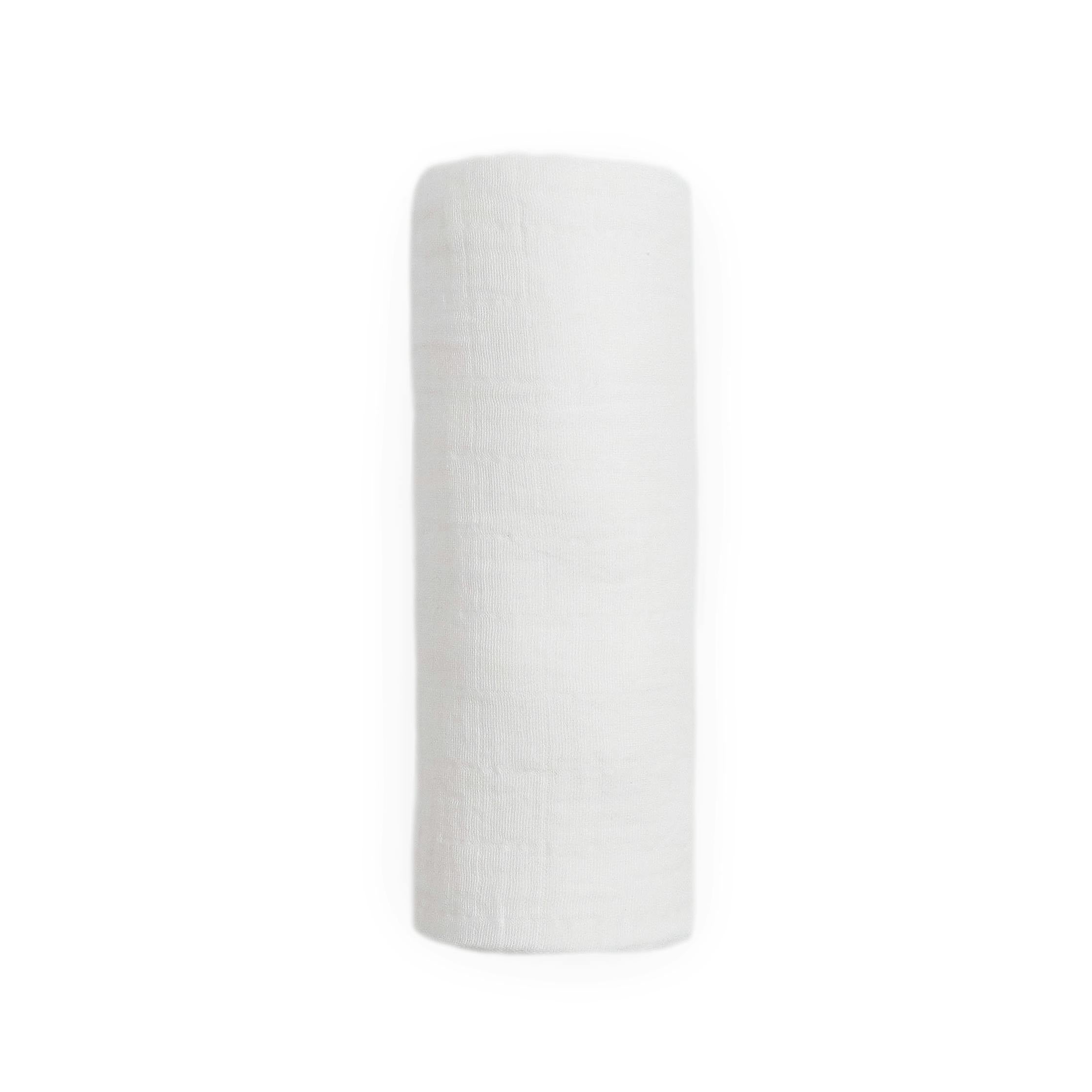 Organic Cotton Muslin Swaddle Blanket - White