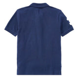 Navy Logo Patch Jr Polo