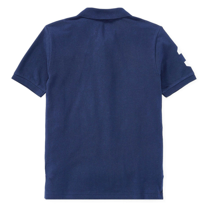Navy Logo Patch Jr Polo