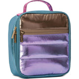 Icy Color Block Puffer Lunch Tote